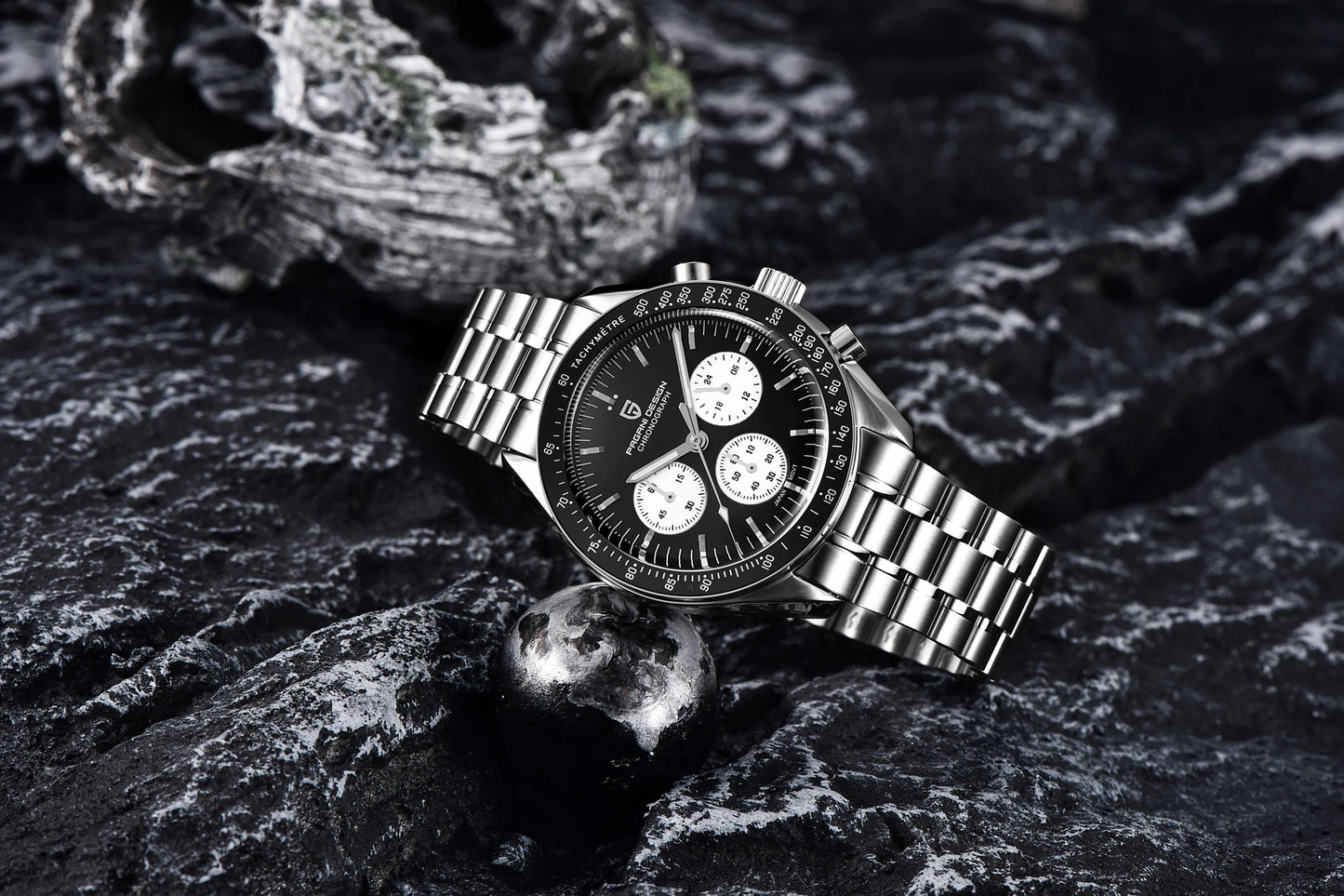 PAGANI DESIGN 2026 New Mens Watches Panda Moon Watch Luxury Quartz Watch For Men Automatic Date Sport Chronograph Wristwatch Men