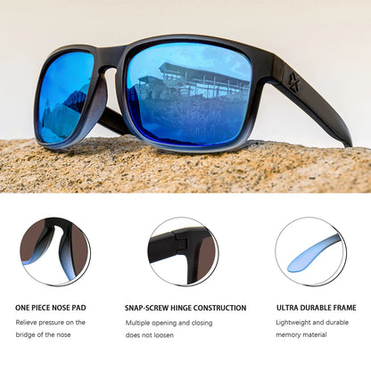 Ochelari de soare polarizați MAXJULI pentru bărbați și femei, ochelari de soare pentru condus, ciclism și alergare, cu protecție UV400, model 8120