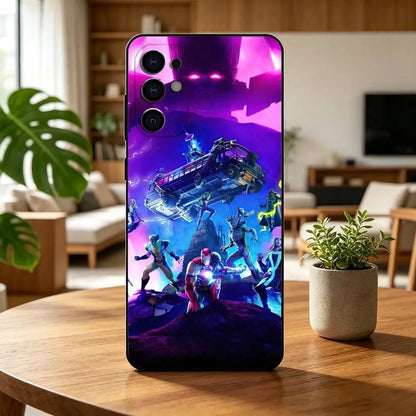 F-Fortnites-PC Game  Phone Case For Samsung S25,S24,S21,S22,S23,S30,Ultra,S20,Plus,Fe,Lite,Note,10,Black Cover