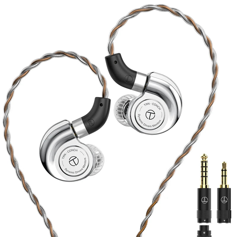 TRN Conch Lucky Bag In-Ear-Monitore – kabelgebundene DLC Diamond Dynamic HiFi-Ohrhörer mit Tuning-Düsenfiltern für Xiaomi