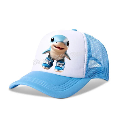 Italian Brainrot Baseball Caps Funny Anime Printed Tung Tungtung Sahur Sunny Hats Summer Adjustable Famliy Headdress Cap Gifts