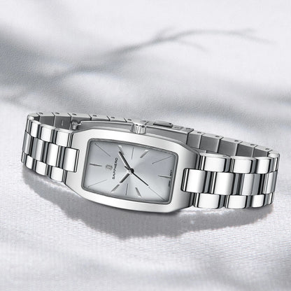 SAPPHEROLuxury Women's Watch Stainless Steel Strap Waterproof Watch Ultra-thin Dial  Fashion Simple Women's Watch Accurate Watch