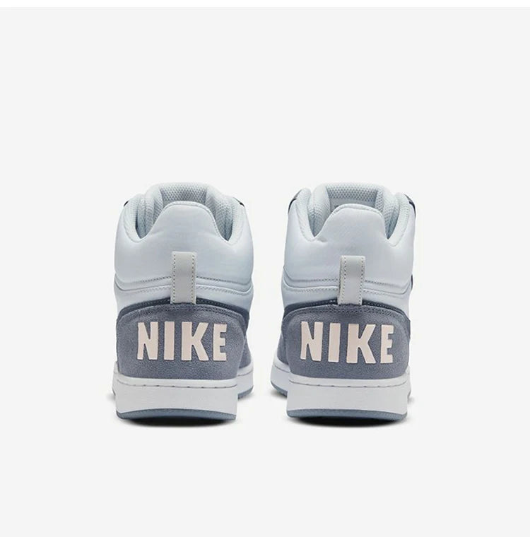 Nike official authentic COURT BOROUGH women's casual wear-resistant mid top board shoes 844907-005
