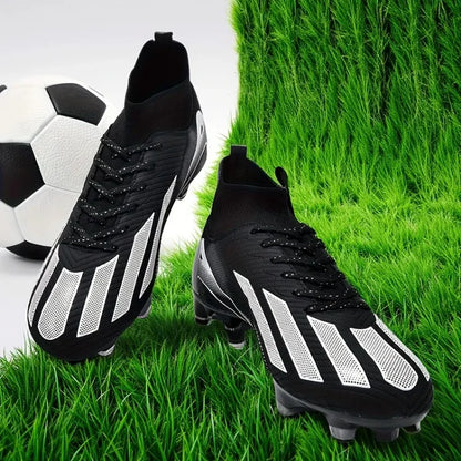 New Men's Football Boots Adult's Soccer Field Shoes Teenager's Sports Cleats Outdoor Grass Training Boots High Quality Sneakers