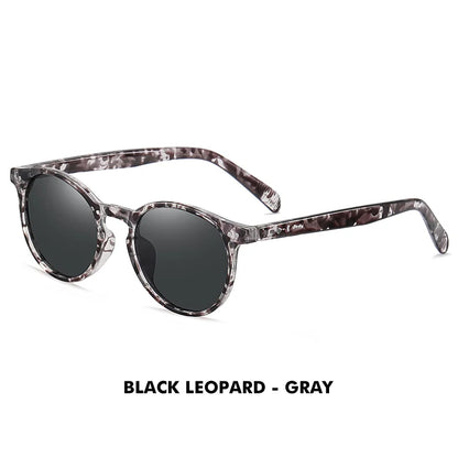 Ochelari de soare LM Retro rotunzi pentru femei și bărbați, ultralegeri, din TR90, polarizați, unisex, pentru șofat, ochelari de soare vintage, UV400, Gafas De Sol