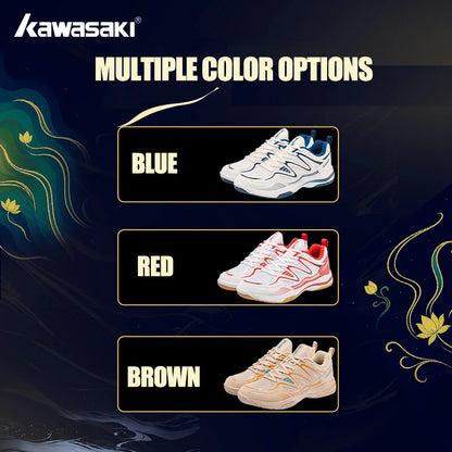 Retro Design Badminton Shoes Kawasaki Original 2025 Anti-Torsion Carbon Plate Professional Sports Table Tennis Shoes C32016
