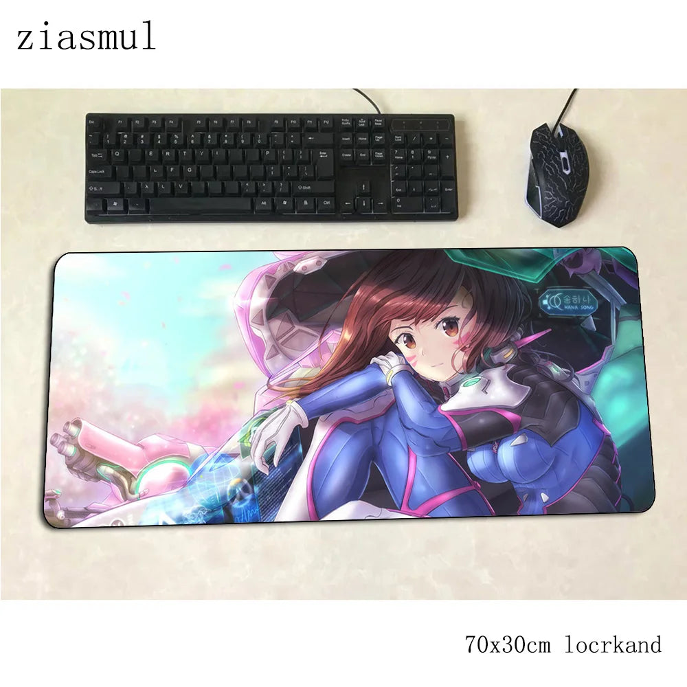 DVA-pelihiirimatto 70x30cm XL, gaming-hiirimatto PC:lle ja kannettavalle, suloinen pöytämatto pelaamiseen, joululahja pelaajalle, pelimatto, gamepad