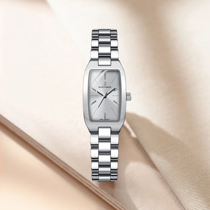SAPPHEROLuxury Women's Watch Stainless Steel Strap Waterproof Watch Ultra-thin Dial  Fashion Simple Women's Watch Accurate Watch