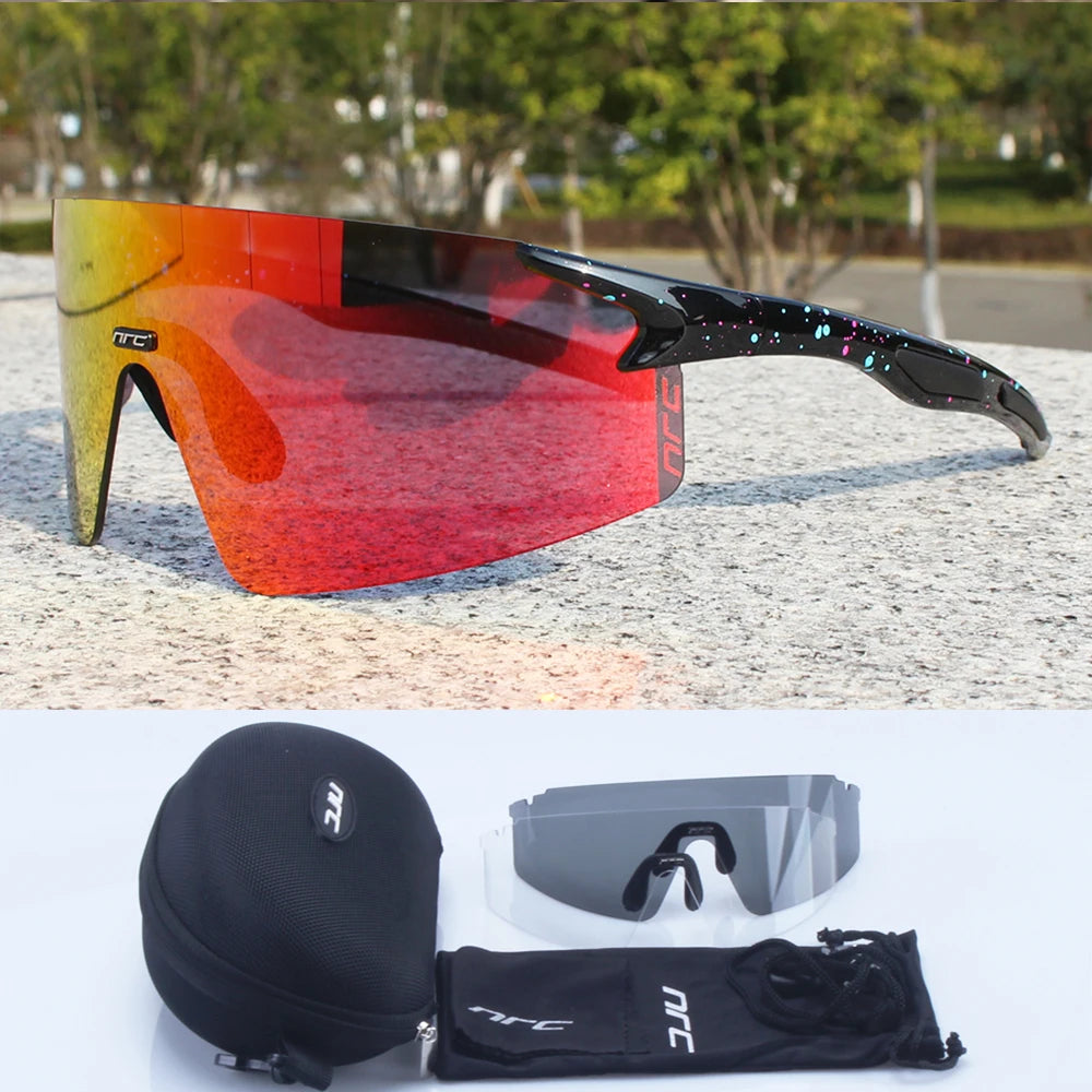 Ochelari de soare pentru ciclism marca NRC UV400 TR90, ochelari sportivi pentru bicicletă, MTB, mountain bike, pescuit, drumeții și călărie, pentru bărbați și femei
