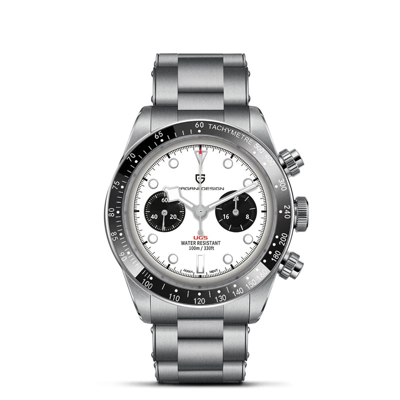 PAGANI DESIGN New Panda Men's Watches Top Luxury Quartz Wristwatches Chronograph Watch Man 2026 Gift AR Sapphire Ceramic Bezel