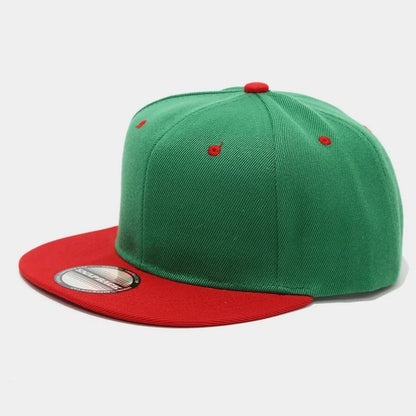 Hot Sale Cap Plain Snapback High Quality Adult Hip Hop Baseball Cap Men Women Outdoor Leisure Fashionable color blocked Hat