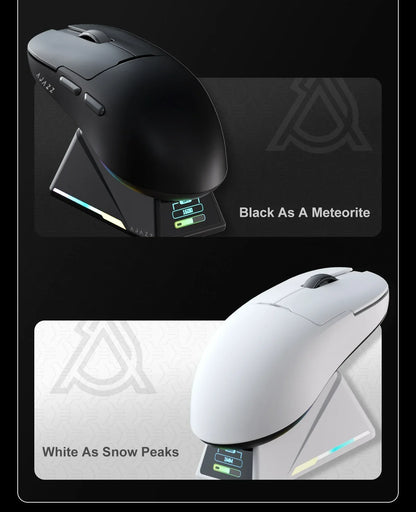 Ajazz AJ159 PRO/APEX Gaming Mouse 8000Hz Rebound Rate Paw3950 Color Screen Magnetic Stand AJ159P Office & Gaming