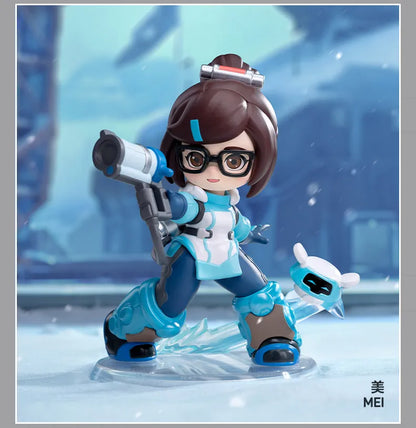 POP MART Overwatch Play of The Game Series Original Blind Box Surprise Mystery Box Cute Anime Action Figure Ornaments Figurines