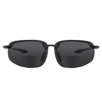 Ochelari de soare bifocali MAXJULI pentru femei și bărbați, ramă TR90 ultra-ușoară, protecție UV pentru citit la soare 8001