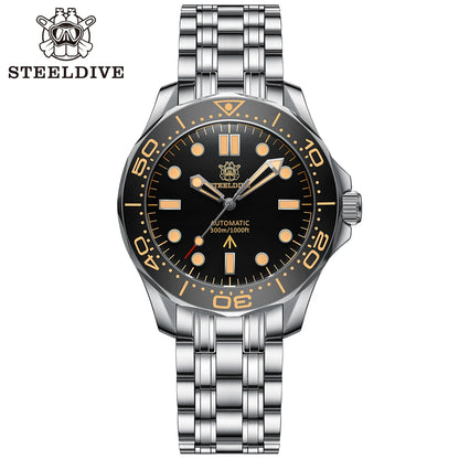 STEELDIVE SD1957 Best Seller 42MM Ceramic Bezel 300M Waterproof Super Luminou Sapphire Glass NH35 Automatic Men Dive Watch