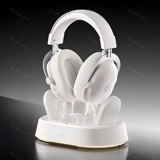 Casque de jeu MCHOSE V9 Turbo BT 2.4G à faible latence sans fil Esport avec pilote dynamique de 60 mm, charge magnétique de 2000 mAh pour les joueurs
