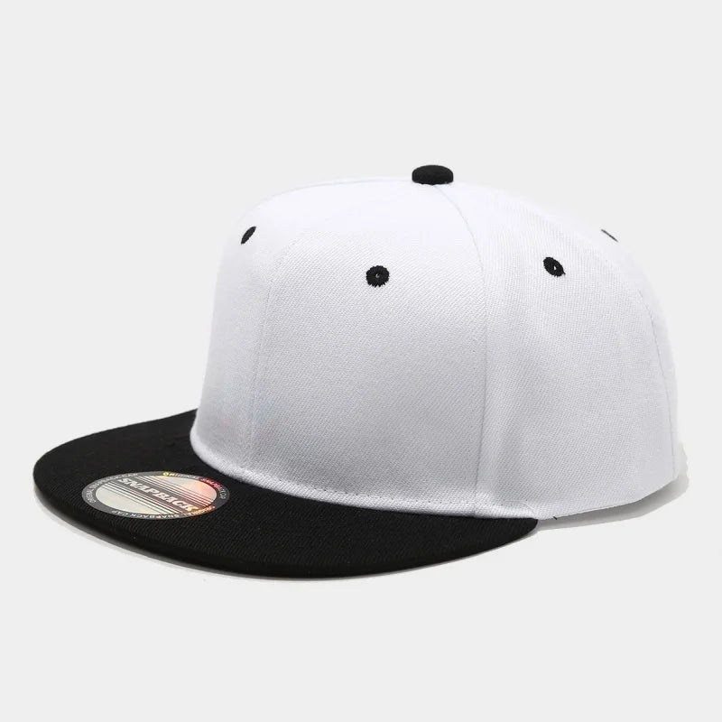Hot Sale Cap Plain Snapback High Quality Adult Hip Hop Baseball Cap Men Women Outdoor Leisure Fashionable color blocked Hat
