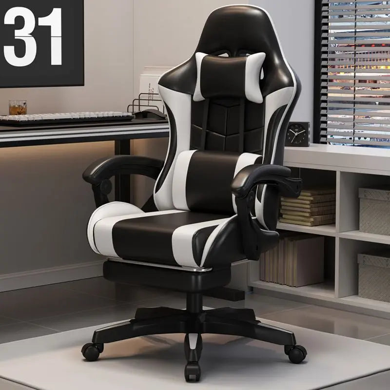 Ergonomická herná stolička do domácej kancelárie na dlhé hodiny, pre streamerov, nastaviteľná, polohovateľná, ľahká a odolná