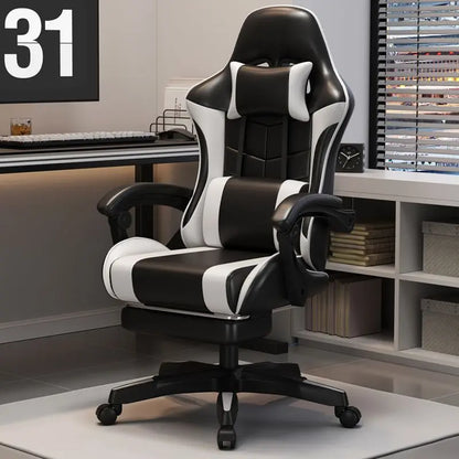 Ergonomická herná stolička do domácej kancelárie na dlhé hodiny, pre streamerov, nastaviteľná, polohovateľná, ľahká a odolná