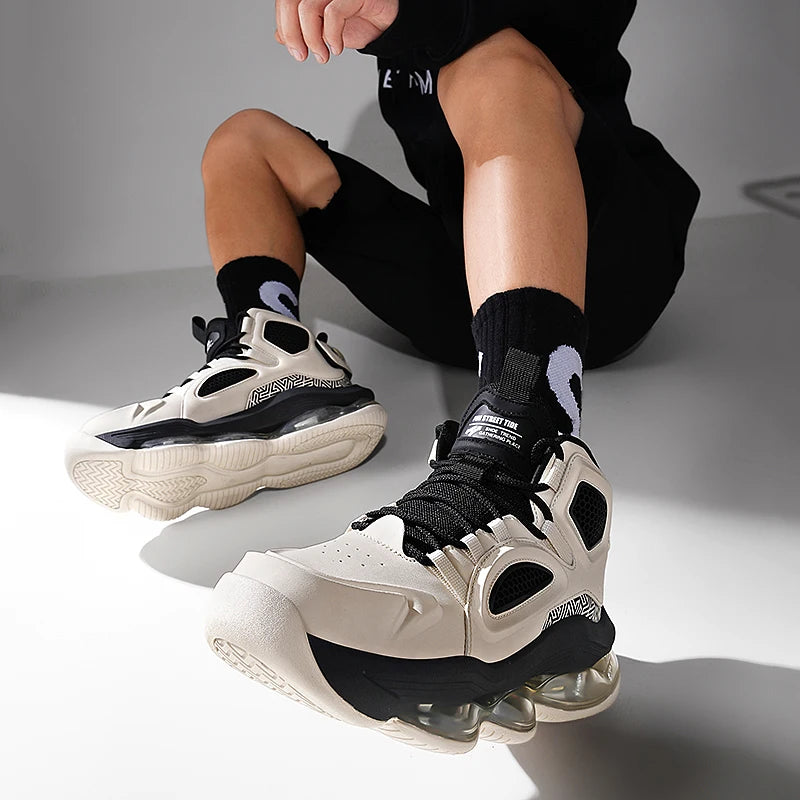 Men's Basketball Shoes Breathable Cushioning Non-Slip Running Gym Training Athletic Sneakers for Women