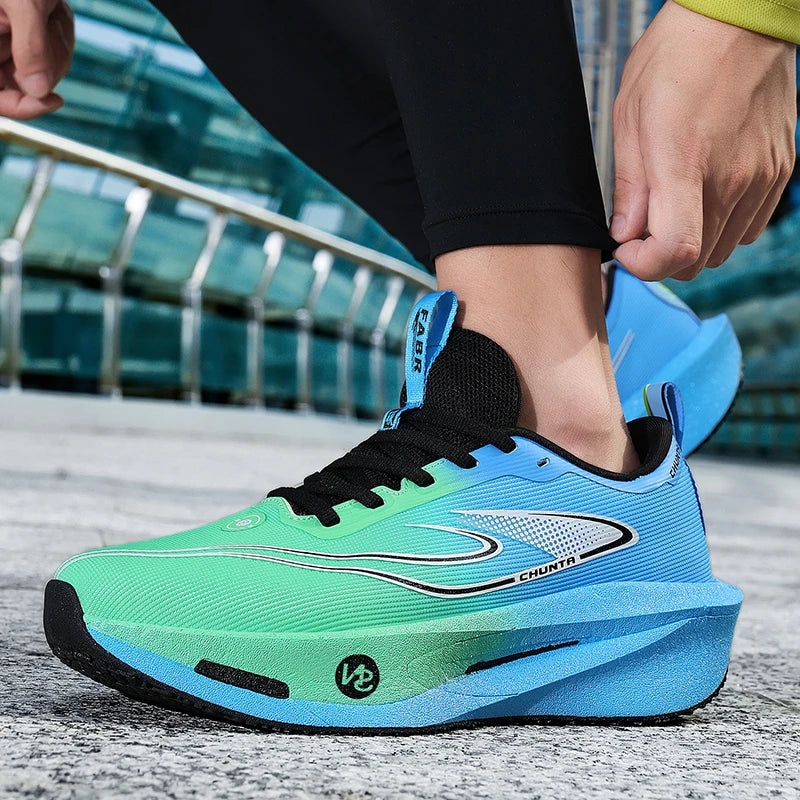 Men's Running Shoes 2025 New Professional Cushioned Breathable Marathon Fashion Sports Training Lightweight Sneakers
