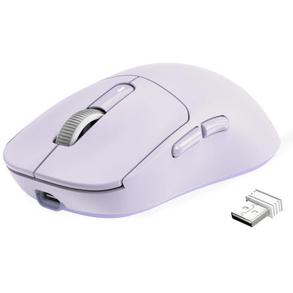 ATTACK SHARK X3 Wireless Gaming Mouse, 49g Ergonomic PC Mouse, Triple Modes PAW3395 26K DPI Optical Sensor, Programmable Buttons