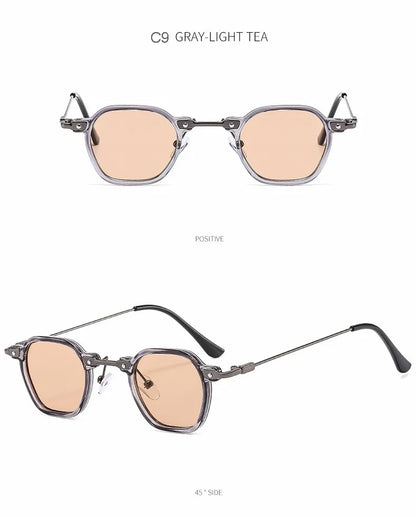 Ochelari de soare mici, pătrați, pentru călărie și condus, pentru femei și bărbați, de marcă, de designer, cu ramă metalică, ochelari de soare, Oculos De Sol, UV400