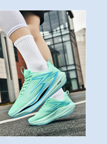 Running Shoes Carbon Plate Specialty Marathon Men's Sports Breathable Lightweight Women's Comfortable Athletic Non-slip Sneakers