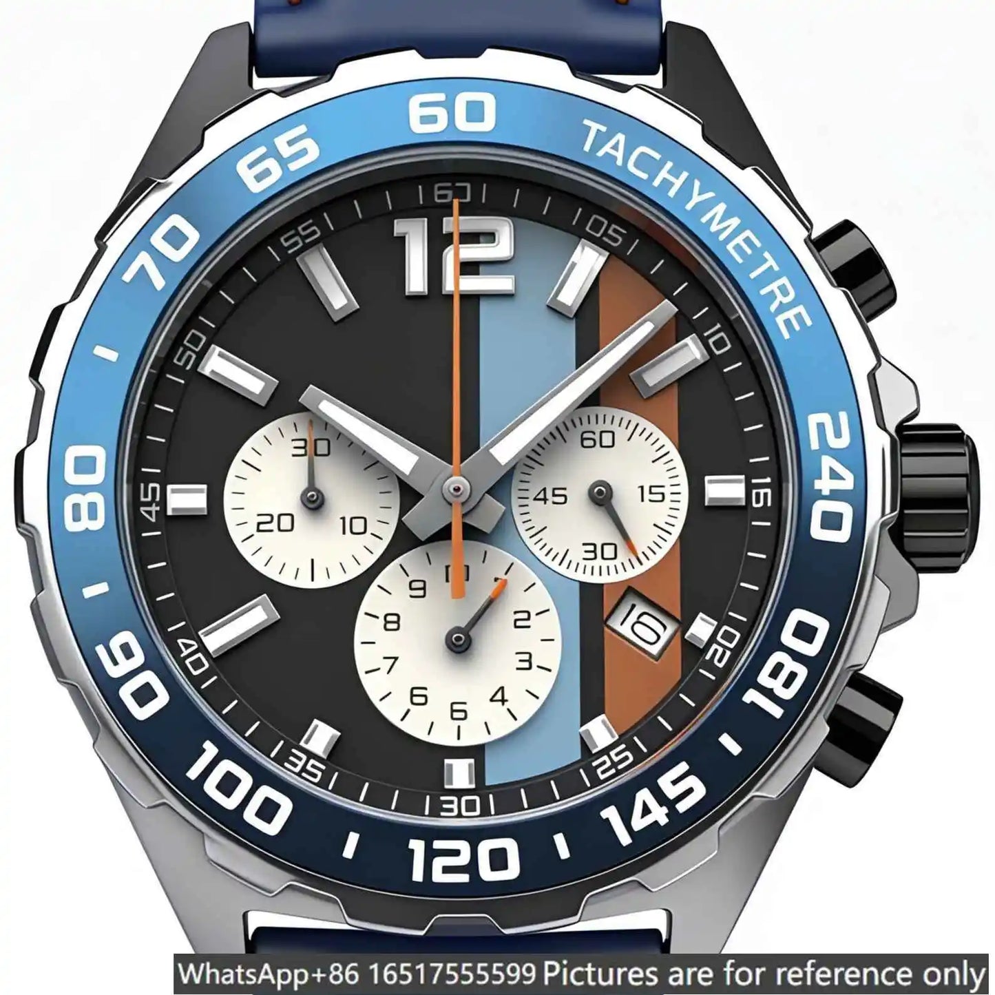 43mm Luxusuhr für Herren aus 904L-Stahl mit Quarzwerk – exquisite Tradition und handwerkliche Exzellenz