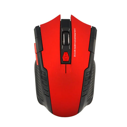 2.4GHz bežični optički gaming miš s USB prijamnikom, 2000DPI, 6 tipki, za računalo i prijenosno računalo
