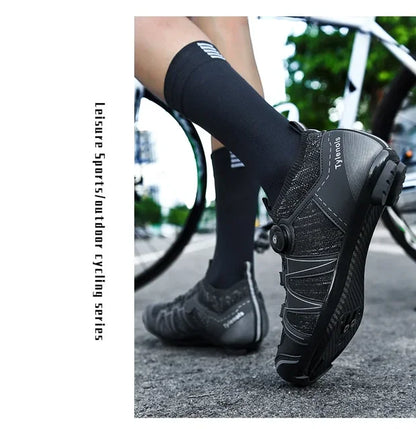Professional Men's Road Cycling Shoes Breathable Women's MTB Bike Shoes Racing Speed Sneakers Mountain Bicycle Footwear for Shimano