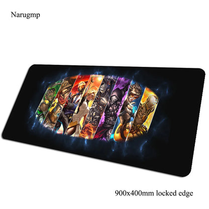 Podkładka pod mysz Overwatch, mata na biurko 900x400x3mm, duża gamingowa podkładka pod mysz i klawiaturę, prezent dla gracza PC na urodziny