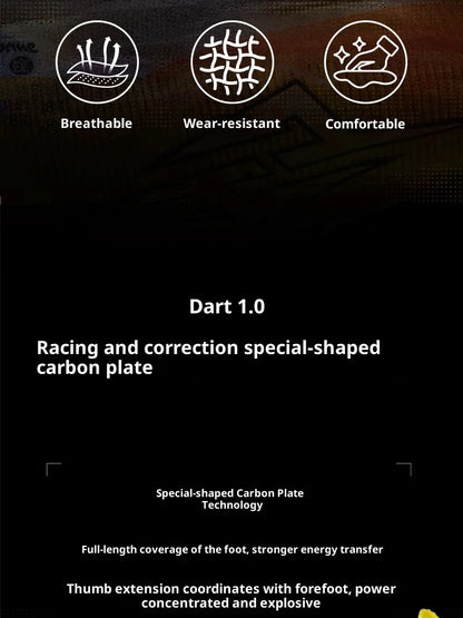 CIERSES MFXZG carbon plate marathon running racing shoes professional package support shock absorber ultra-light sports shoes