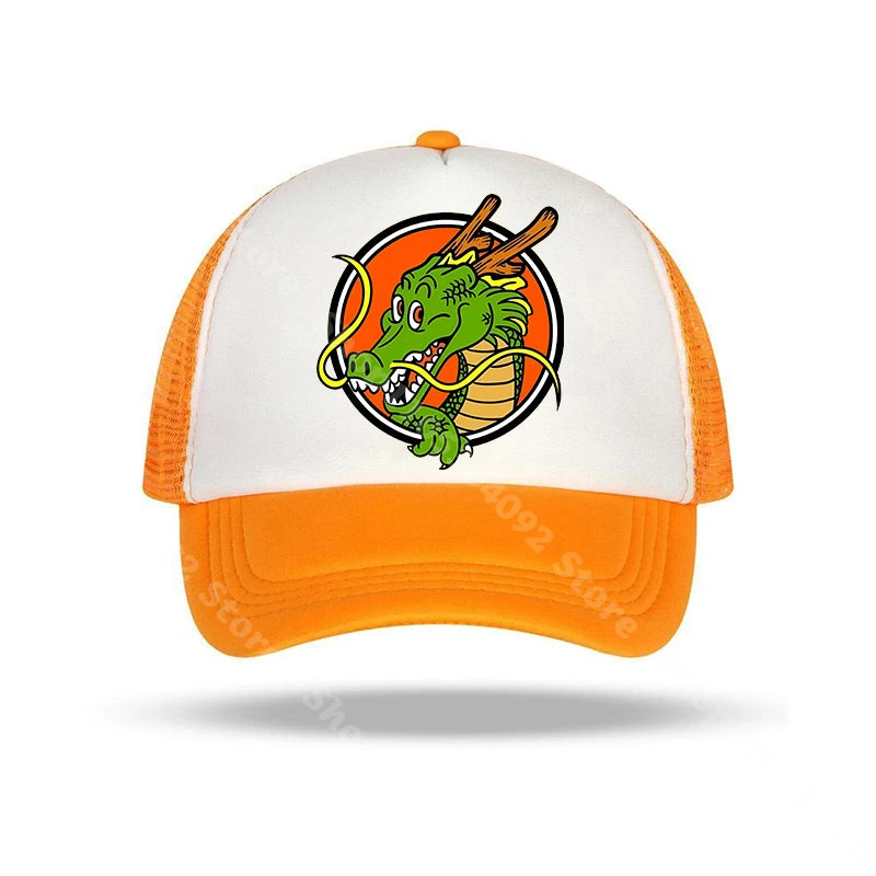 Dragon Ball Baseball Caps Anime Character Printed Sun Hat Kids Adults Summer Breathable Casual Hats Adjustable Peaked Cap Gifts