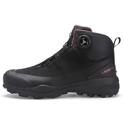 HUMTTO Hiking Shoes Men's Winter High-Top Warm Non-slip Hunting Shoes Women Outdoor Sports Cushioning Snow Boots Tactical Boots