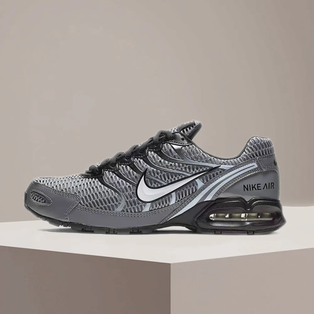 „Nike Air Max Torch 4“ vyriški žemi sportiniai bateliai – pilkos/sidabrinės spalvos, kasdienio stiliaus audinys, kvėpuojanti konstrukcija, ilgaamžiškumas 343846-012