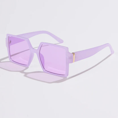 Ciclism 1/2 buc. Ochelari de soare cu ramă mare pătrată, cu prindere pentru femei, stil retro, ochelari de soare cu ramă mare, negri, la modă, cu lentile degradate