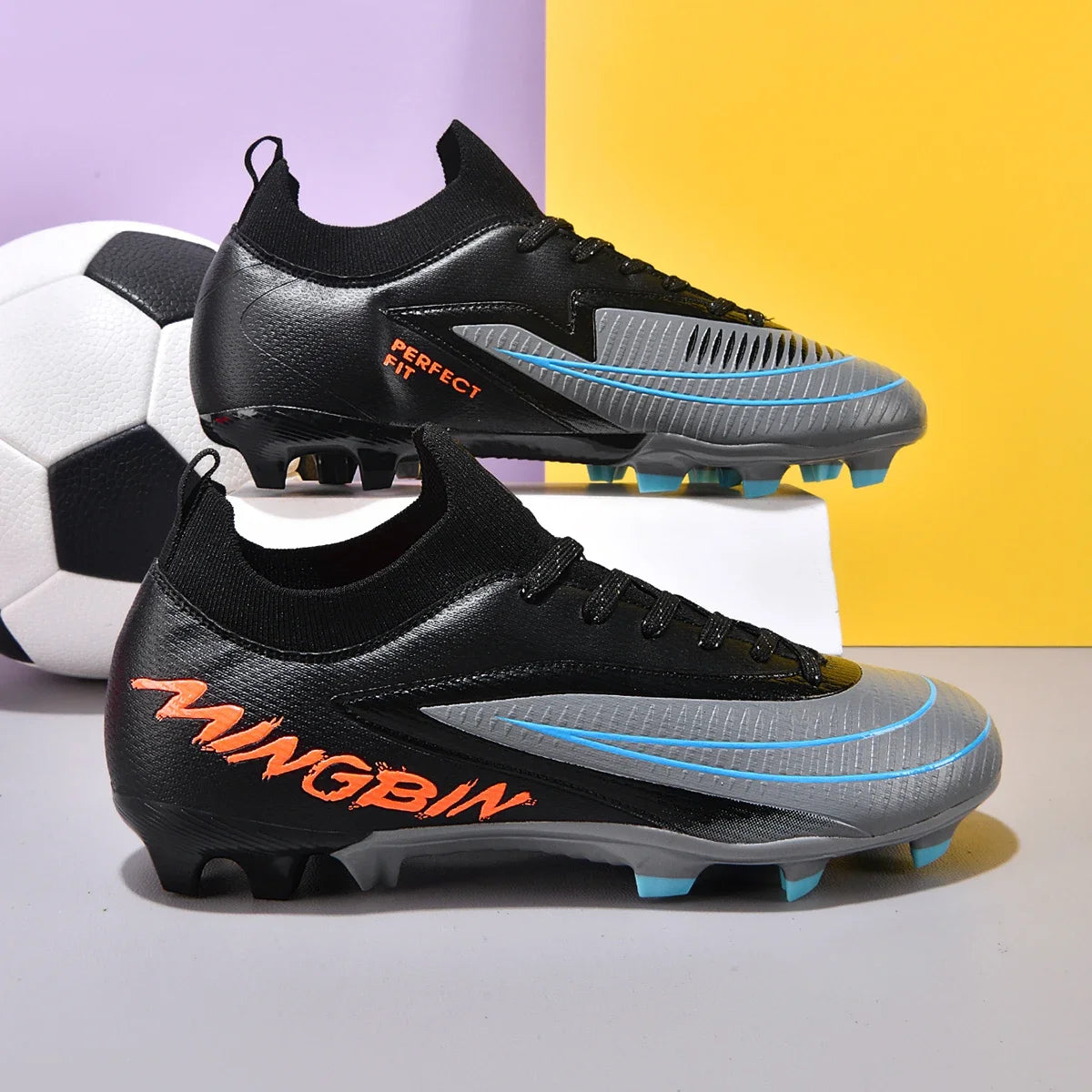 New Men Football Boots Cleats Sport Sport Adult Non-Slip Boys Sport Sport Outdoor Comfortable Ultralight Training Match Grass