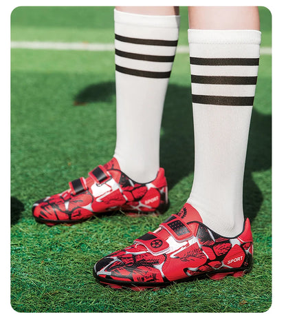 Soccer Cleats for Men and Women Breathable Lightweight Anti-Slip Firm Ground for Outdoor Football Training Match Sports