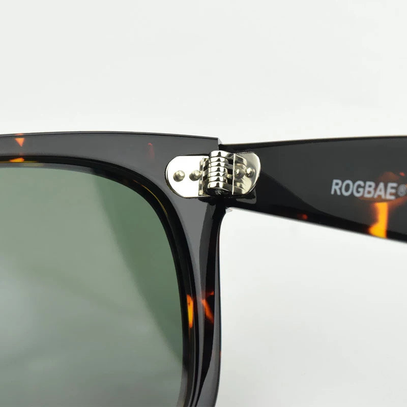 Ochelari de soare clasici cu lentile de sticlă Ochelari de soare din acetat pentru bărbați Y-2140 Design cu nit dublu Ochelari de protecție eleganți pentru femei, cu formă pătrată, cu protecție UV