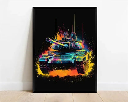 Pop Neon Video Game Character Poster Gamepad Headphones Football Basketball Canvas Print Wall Art Decor Gaming Room Decoration