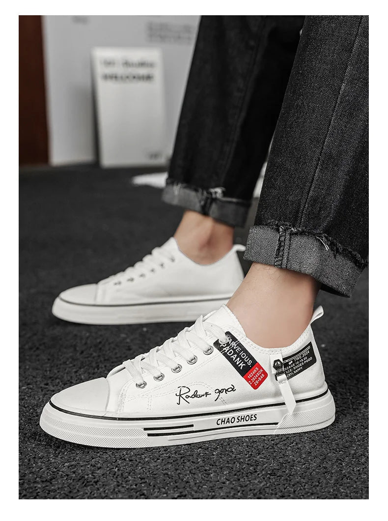 Chaussures de ville décontractées en toile pour hommes, grandes tailles, idéales pour l’été, avec semelle souple et antidérapante, parfaites pour la marche en extérieur, chaussures de sport à la mode pour jeunes, ch