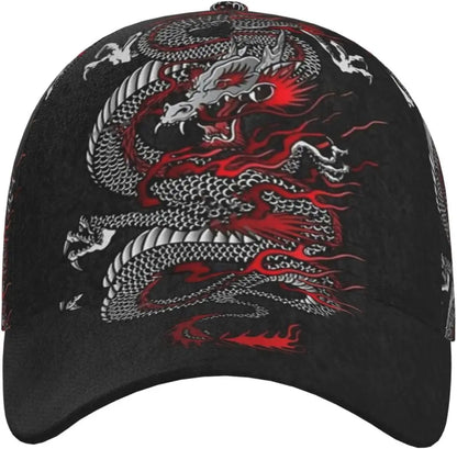 Dragon Snapback Cap Mens Baseball Hats Men Sun Hat Adjustable Cool Trucker hat for Women Men