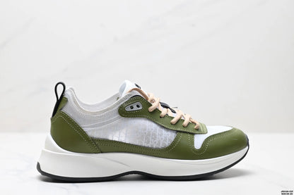Low-Top Casual Men's Sneakers Fashionable Sport Shoes Comfortable Walking Shoes Men's Footwear Breathable Leather Upper