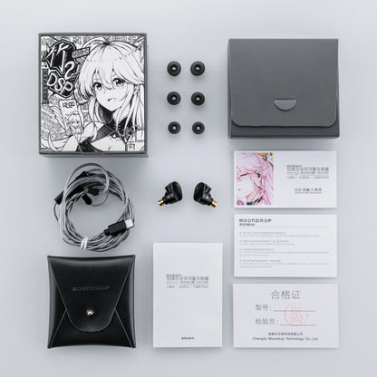 MOONDROP CHU II CHUII DSP Dynamic Driver In-Ear Earphone IEMs HiFi Music Earbuds with 0.78mm Interchangeable Cable Wired Headset
