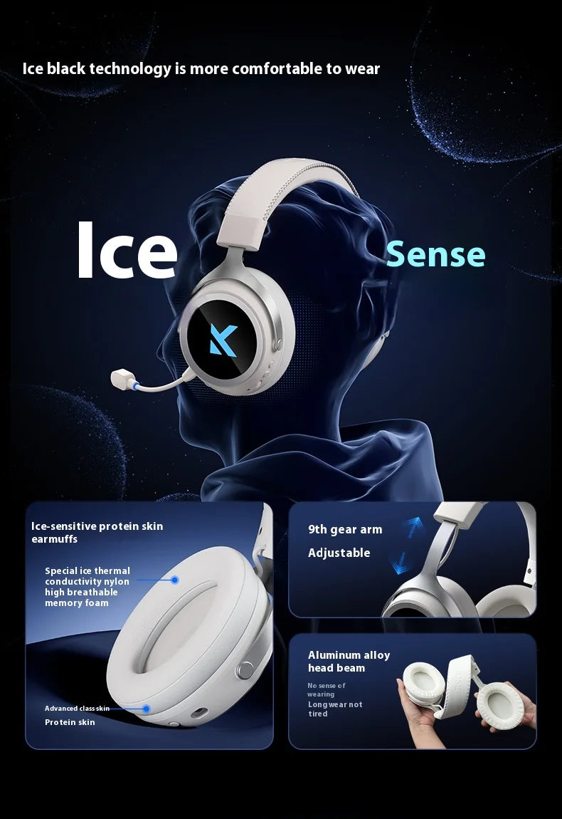 2025 Mchose X9 Headphone 3 Mode Bluetooth Headset Surround Sound Effect With Mic E-Sports Earphones Custom Accessories For FPS