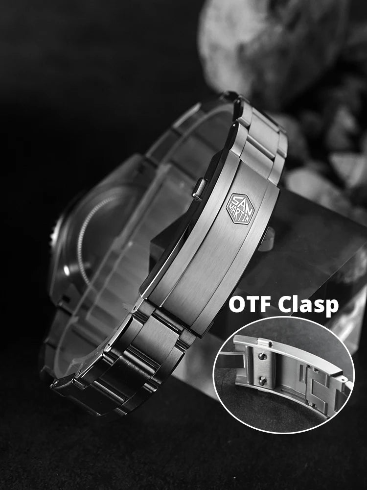 San Martin 2026 Men Diver Watch 38mm Wave Texture Dial Miyota 90S5 Automatic Mechanical Luxury Wristwatch Waterproof 200m SN0126