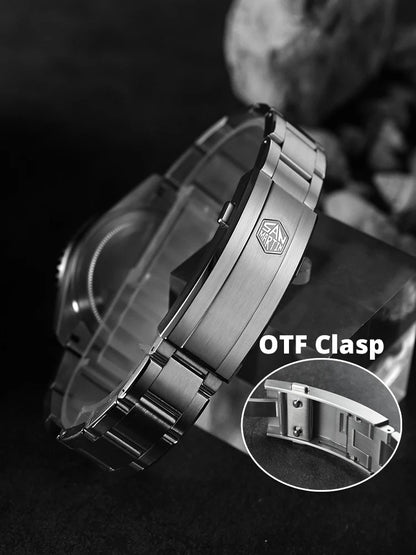 San Martin 2026 Men Diver Watch 38mm Wave Texture Dial Miyota 90S5 Automatic Mechanical Luxury Wristwatch Waterproof 200m SN0126