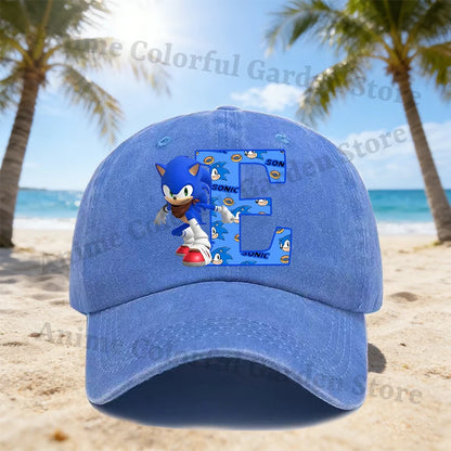 Anime Sonics Baseball Cap for Men Women Cartoon Fashion Peaked Caps Adults Summer Good-looking Sunscreen Hats Hip Hop Hat Gift