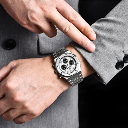 PAGANI DESIGN PD1707 Men's Quartz Watches 40MM Stainless Steel Sapphire Glass Top Brand Watch Gift for Men Reloj Hombre 2024 New